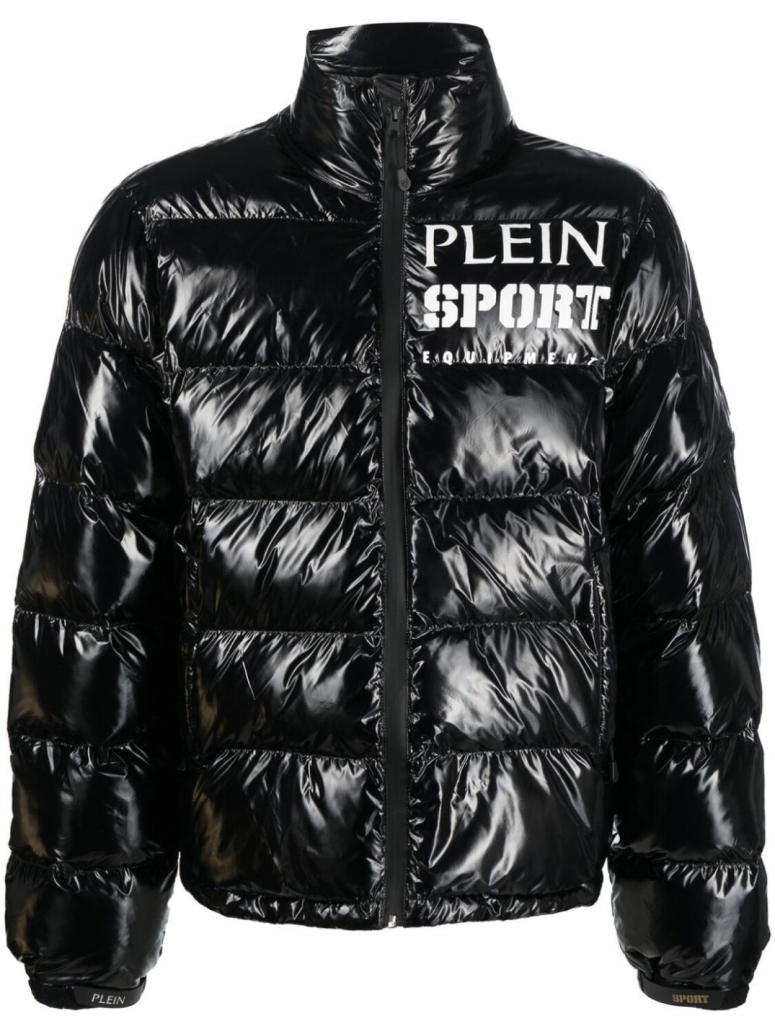 

Plein Sport пуховик с логотипом, черный