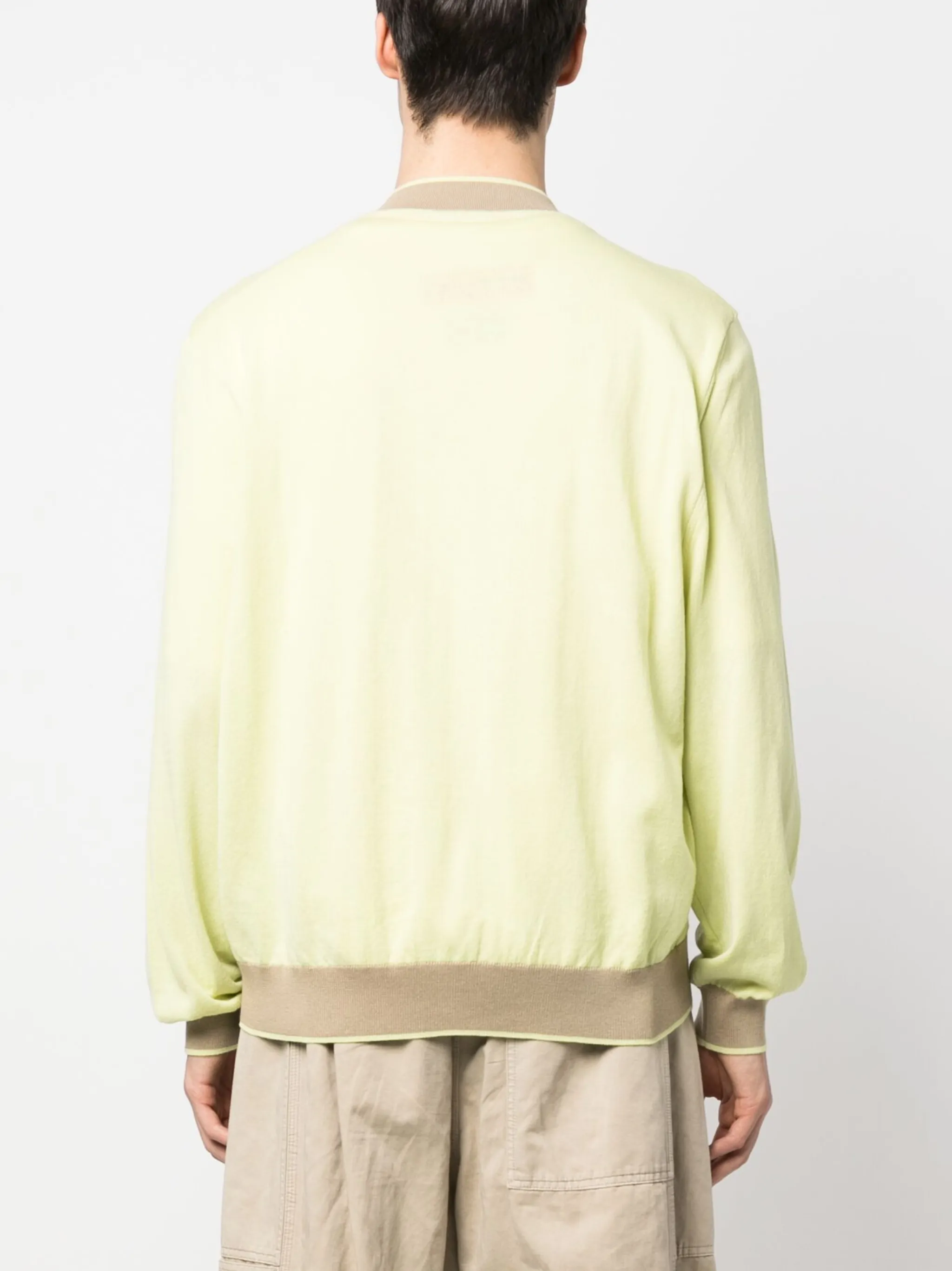 Кардиган Toledo с узором аргайл Jacquemus, зеленый — фото 4