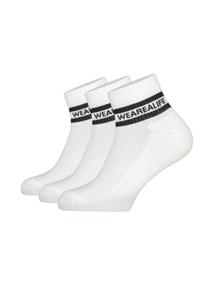 

Носки alife and kickin Kurzsocken, Socken 3 PACK - EnnyAK, цвет brilliant white