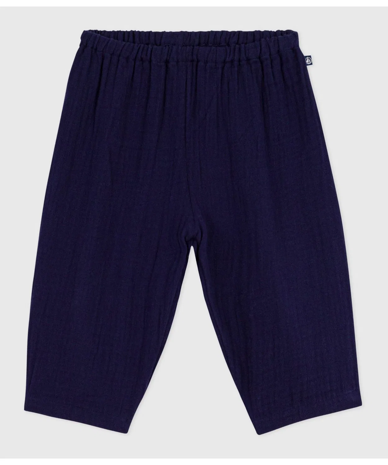 Детские штаны из двойной марли с принтом PETIT BATEAU, Blue