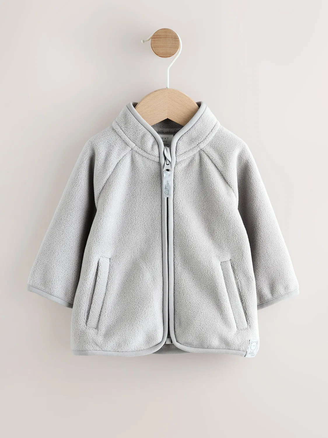 Флисовая куртка на молнии, Micro Fleece Next, серый