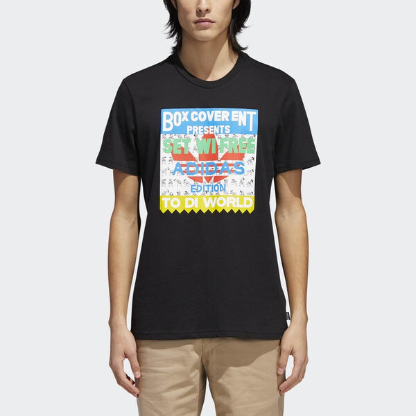 Футболка originals setwifree tee short sleeve black Adidas, черный — фото 3