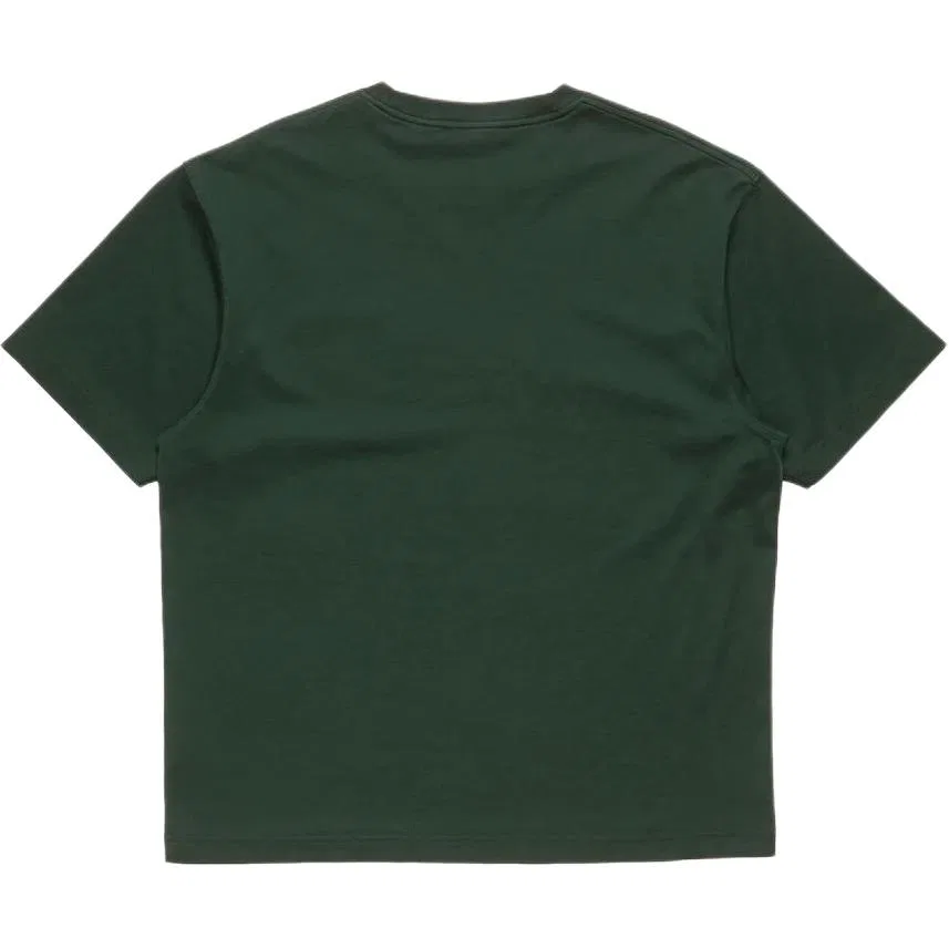 Футболка унисекс с круглым вырезом Dark Green Acne Studios — фото 3