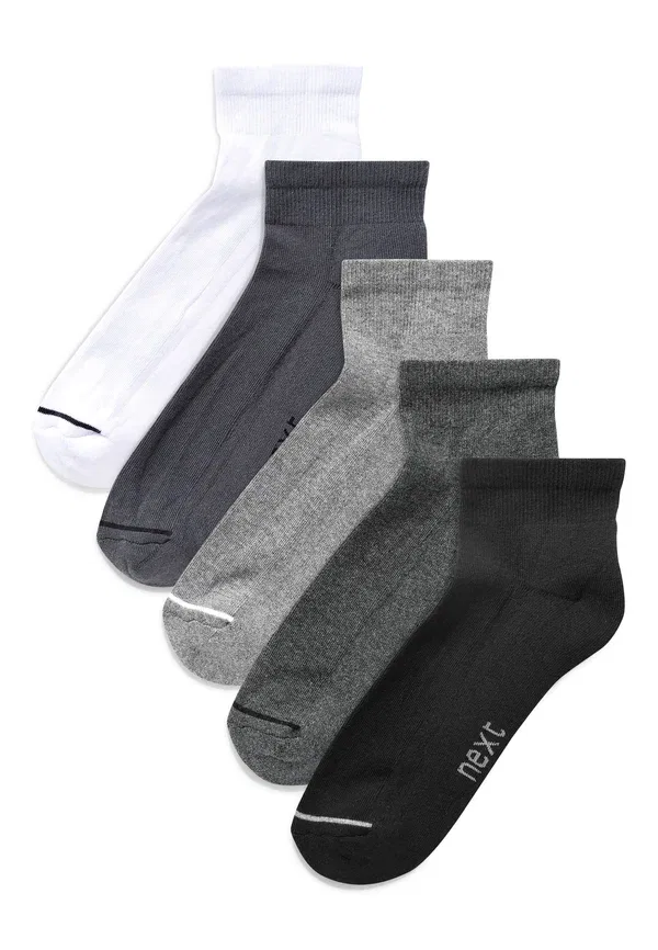 Носки спортивные средней высоты, дышащие, Mid cut sports socks five pack, Next, multi-coloured, мультиколор