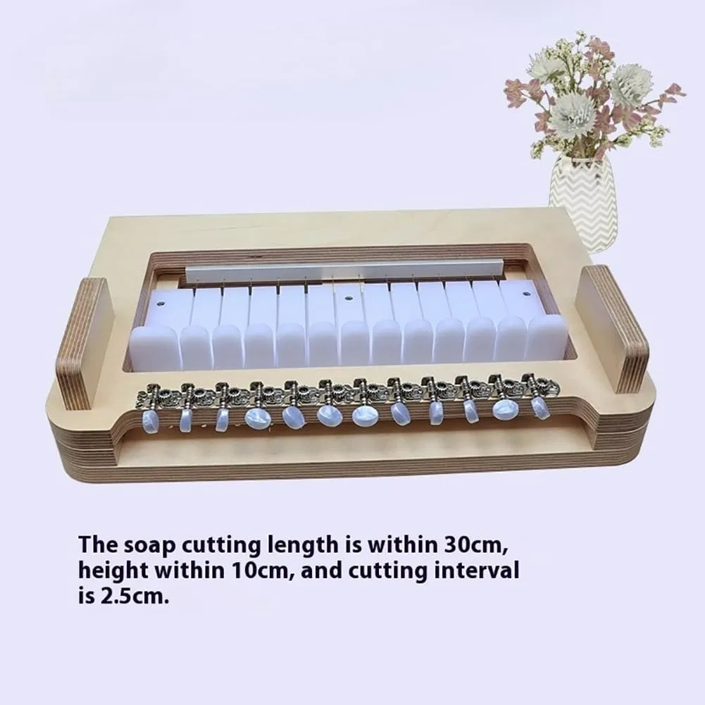 Мульти-мыльный резчик, 12 проволок, 2.5 см интервал, 30x10 см, Bamboo Generisch — фото 2