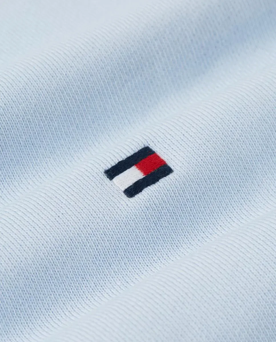 Мужская худи с капюшоном хлопковая Tommy Hilfiger, Azul Celeste — фото 4