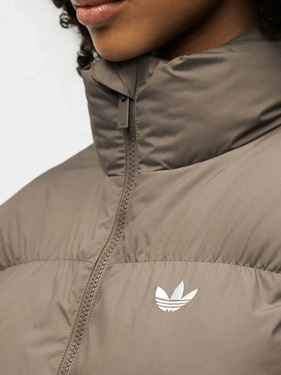 Зимняя куртка ADIDAS ORIGINALS цвета мокко — фото 3