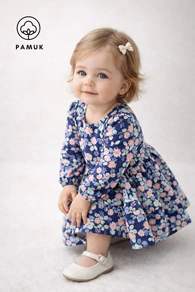 Детское платье для девочек хлопковое Difa Kids, Color Color