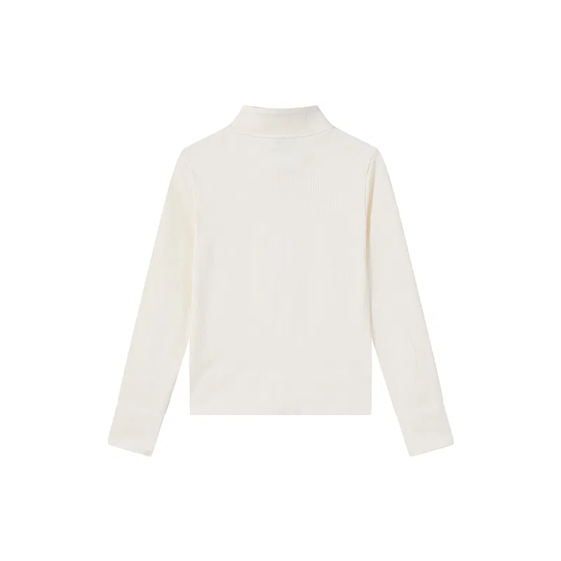 Детское худи с воротником-стойкой Cream White Under Armour — фото 3