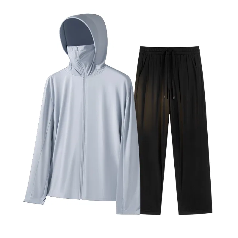 Детский спортивный комплект из двух предметов MINISO, Light Gray+Black — фото 3