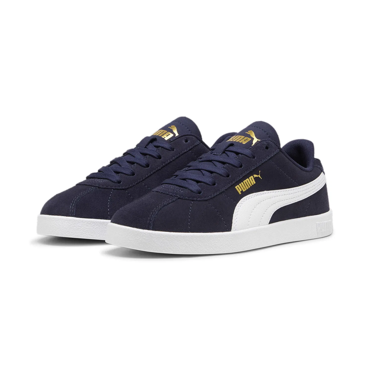 Детские кроссовки из замши Puma Club II Jr Puma, Weiss Blau