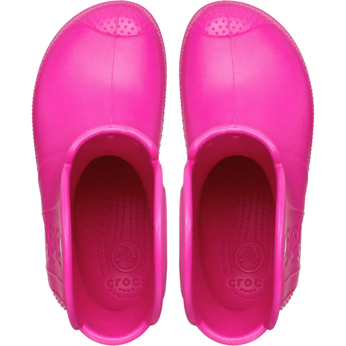 Детские сапоги-челси водонепроницаемые Handle It Rain Boots Crocs, Pink Crush — фото 3