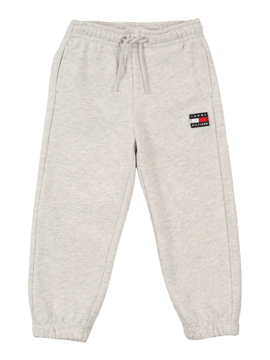 Зауженные брюки TOMMY HILFIGER светло-серого цвета