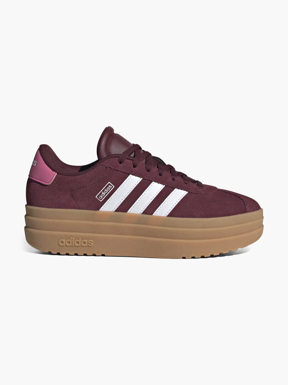 Детские кроссовки с низким весом Adidas VL Court Bold J, красный