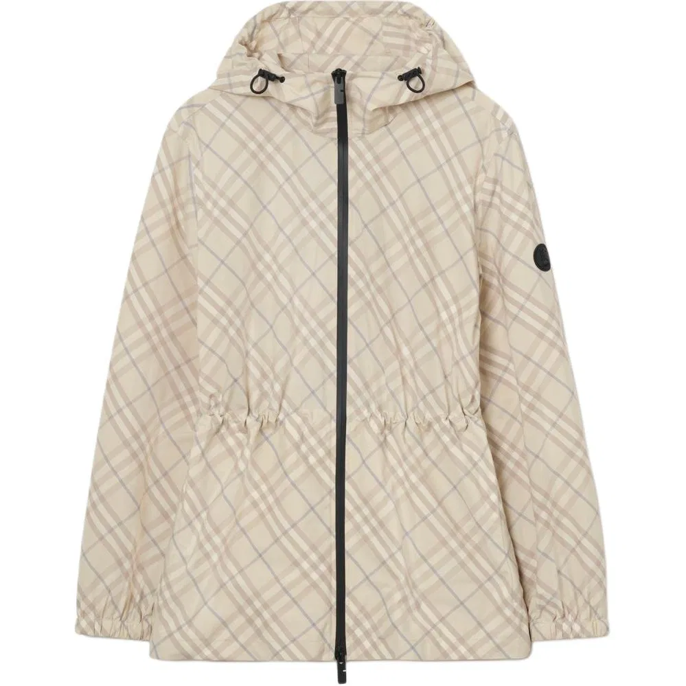 Женское пальто с высоким воротником Burberry, Sesame Seeds Beige