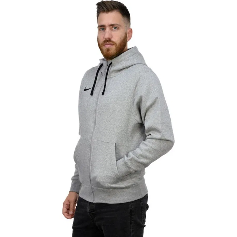 Худи с капюшоном и молнией Dry Park Hoodie Nike, Серый — фото 2