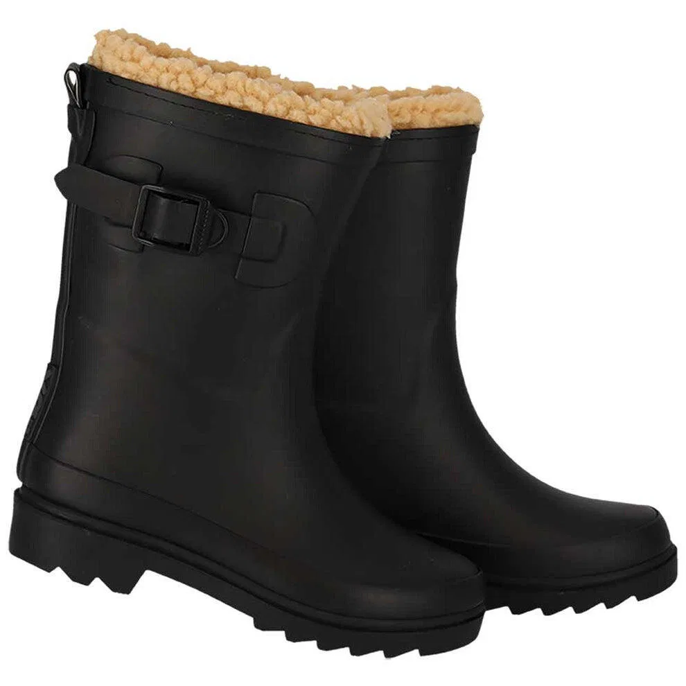 Детские резиновые сапоги с искусственным мехом Xq Footwear, Schwarz — фото 2