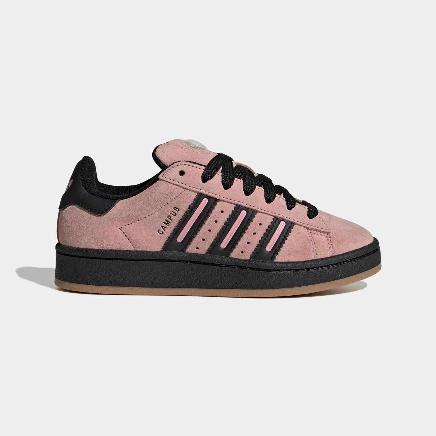 Детские кроссовки с обновленным дизайном Campus 00s Adidas Originals, Wonder Mauve/Core Black/Glow Pink — фото 2