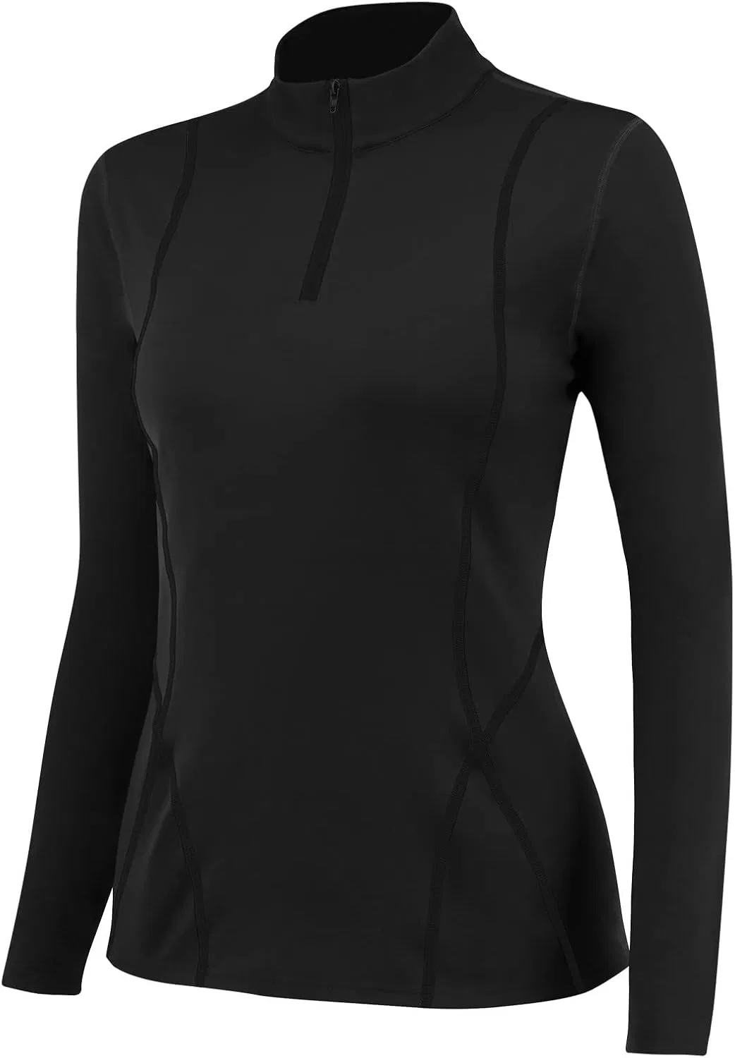 Женская компрессионная футболка для фитнеса, Black