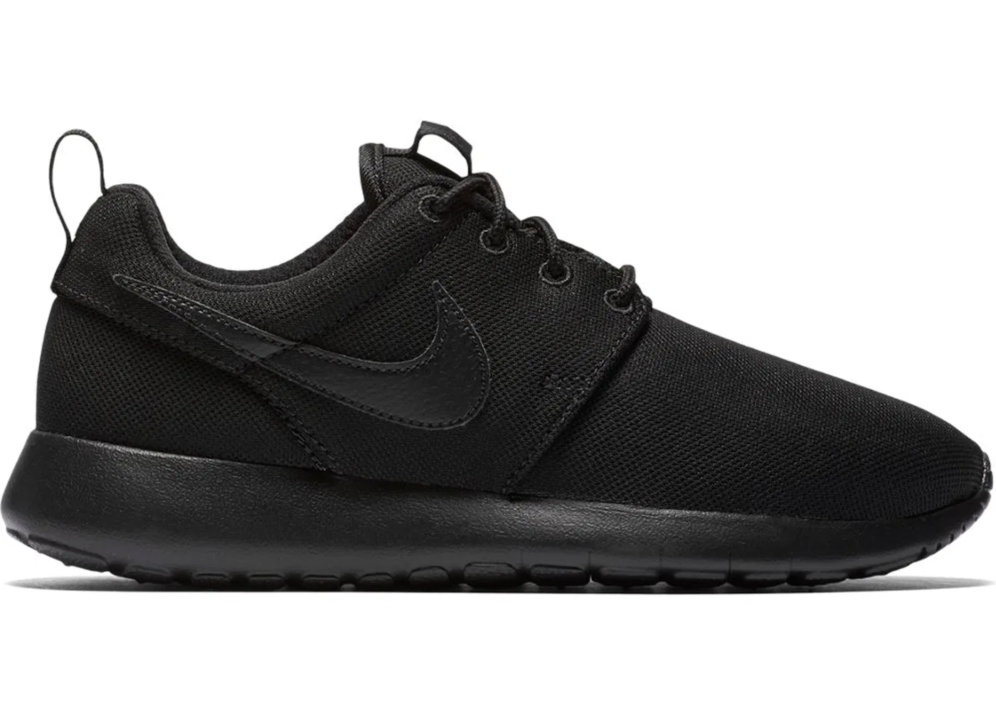 Детские кроссовки с сетчатым верхом Nike Roshe One, Black/Black-Black