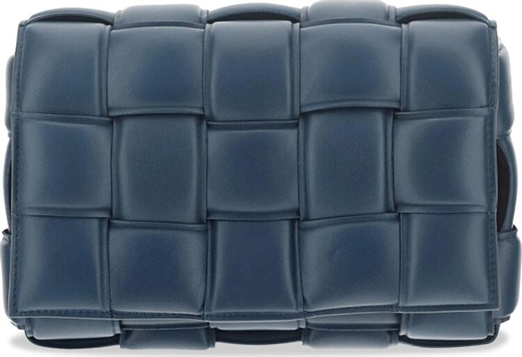 

Сумка Bottega Veneta Padded Cassette Deep Blue/Gold, синий