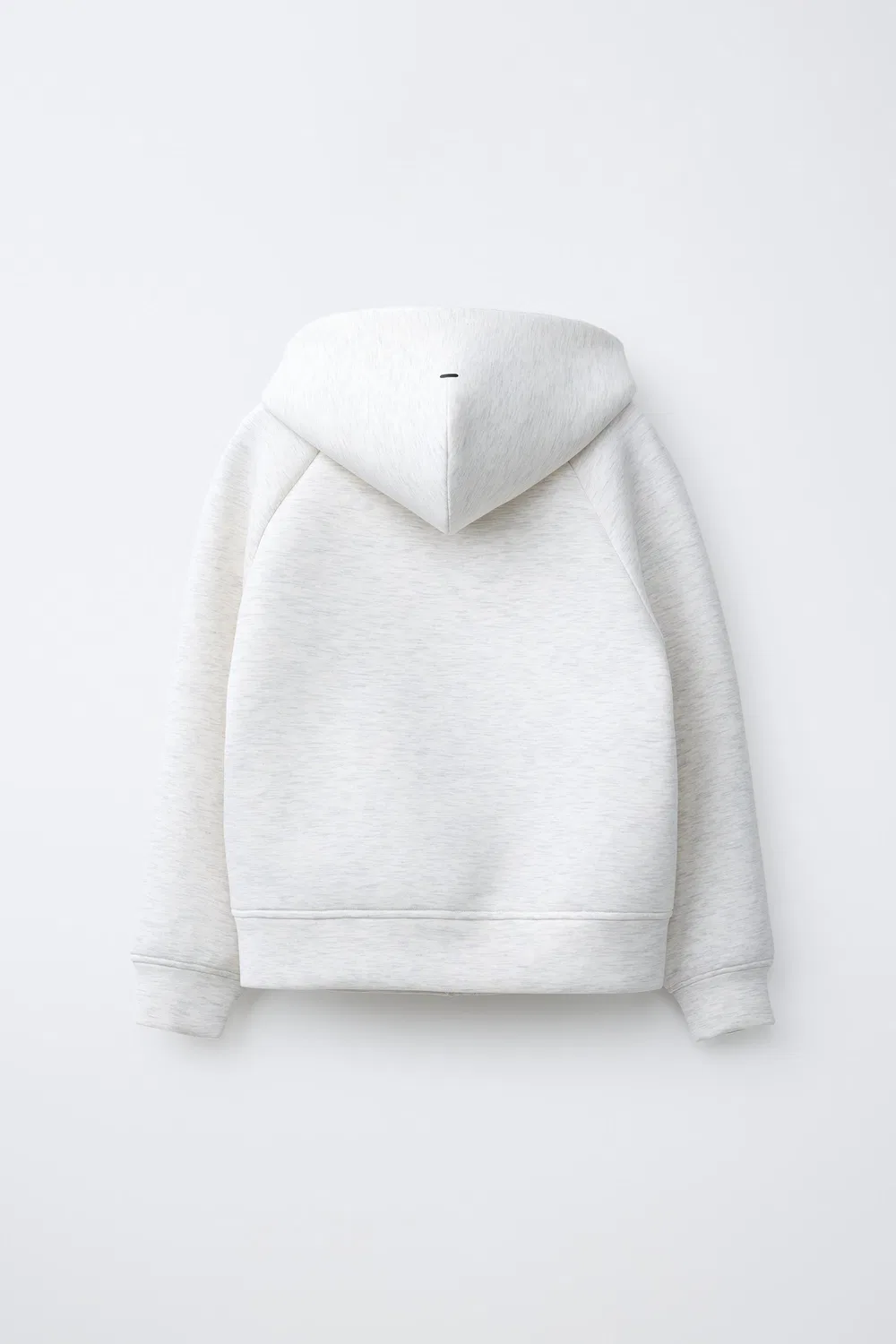 Спортивная неопреновая толстовка на молнии ZARA, Grey Marl — фото 2