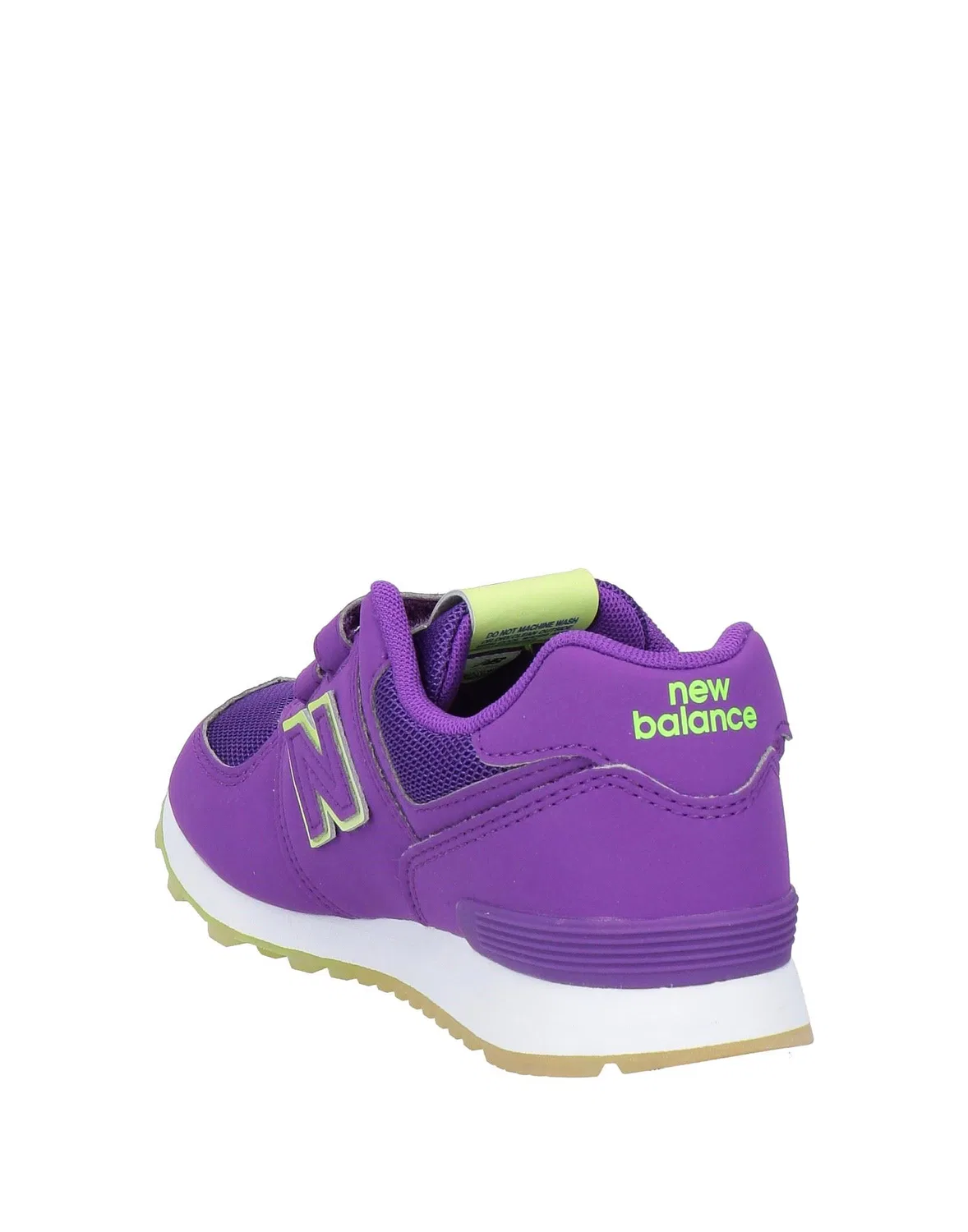 Детские кроссовки для девочек с липучками New Balance 574, фиолетовый — фото 3