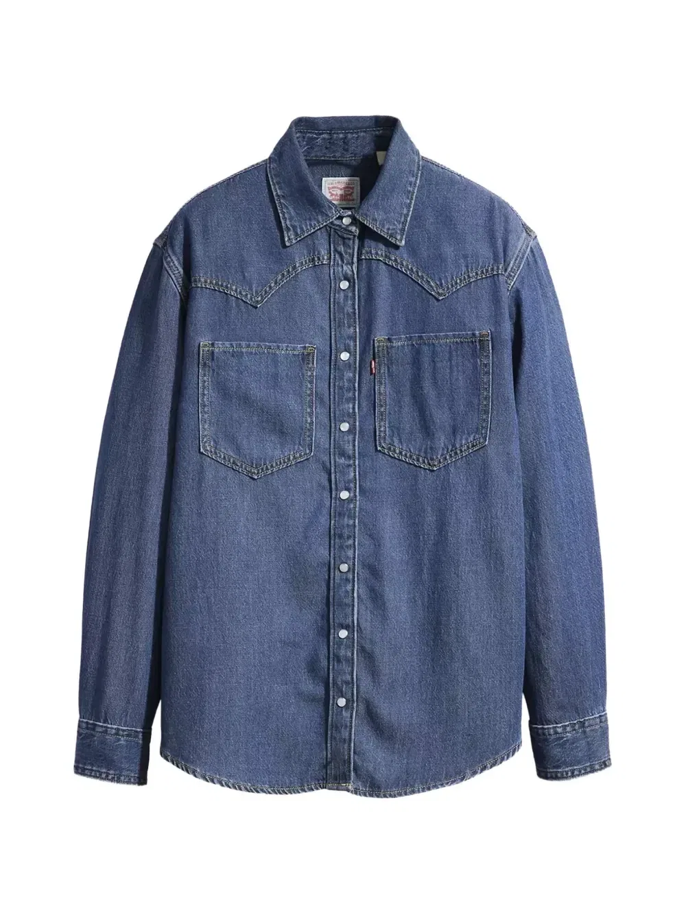 Рубашка в вестерн стиле Teodoга Levi'S, синий