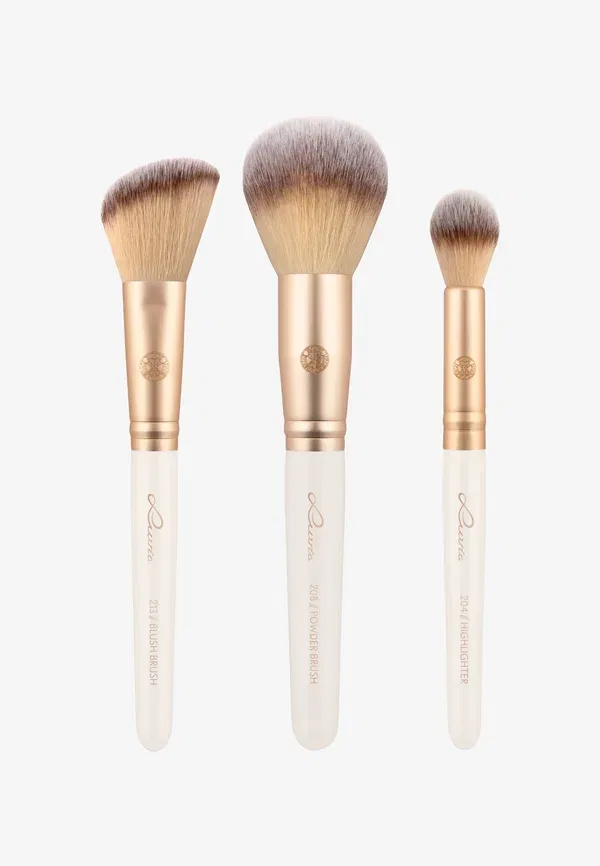 Набор кистей для макияжа, 11 предметов, Synthetic, Luvia Cosmetics, macadamia - champagne — фото 3
