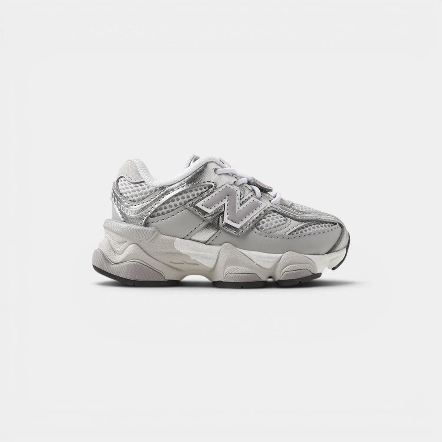 Детские кроссовки с амортизацией New Balance 9060 Silver Pink, Rosa