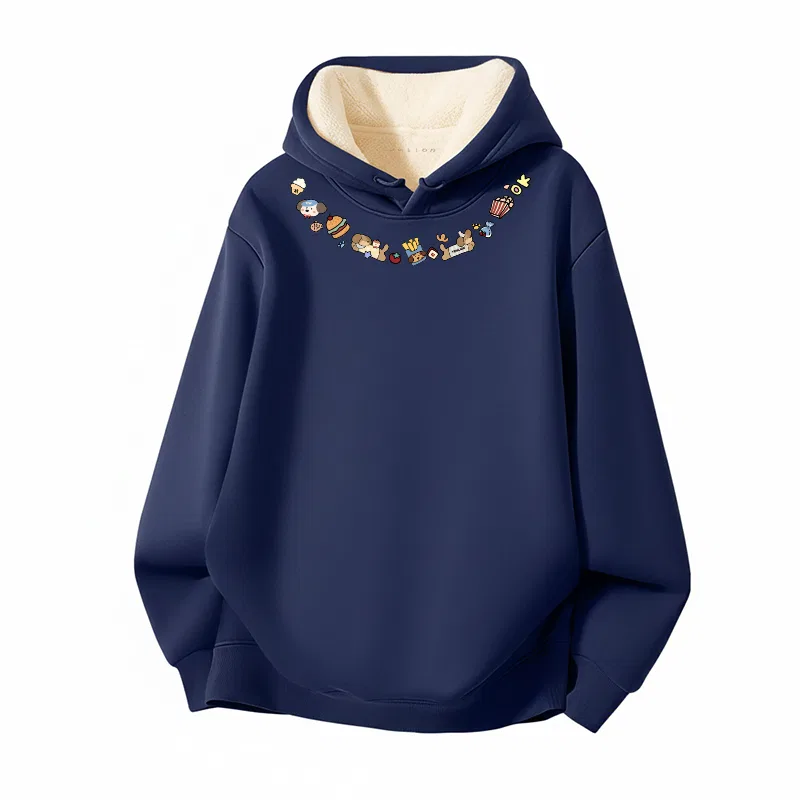 Детское худи на флисе с капюшоном Tonlion, Heather Navy