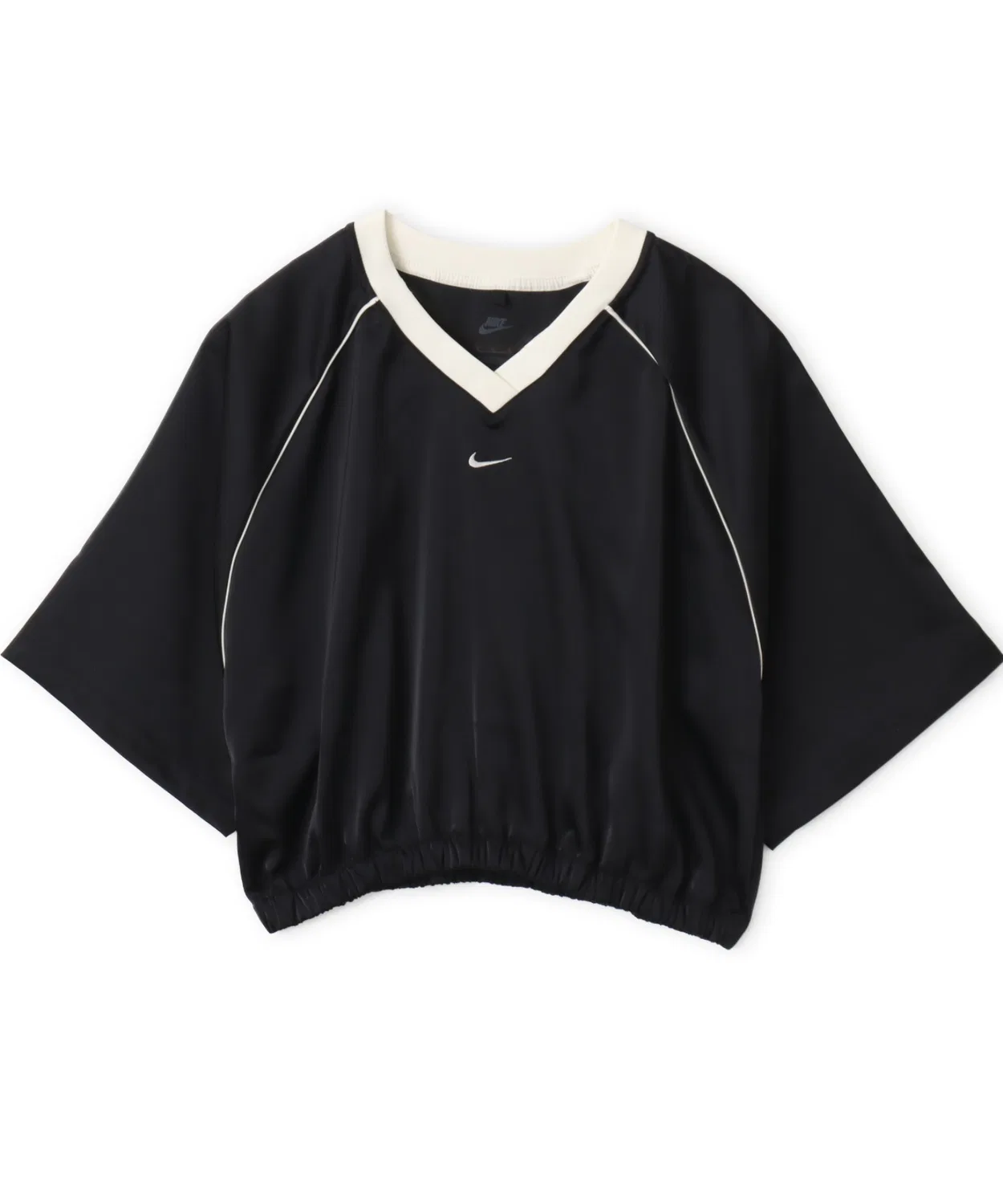 Женский топ с длинным рукавомNike NSW OFFLN WVN STN SS, Black
