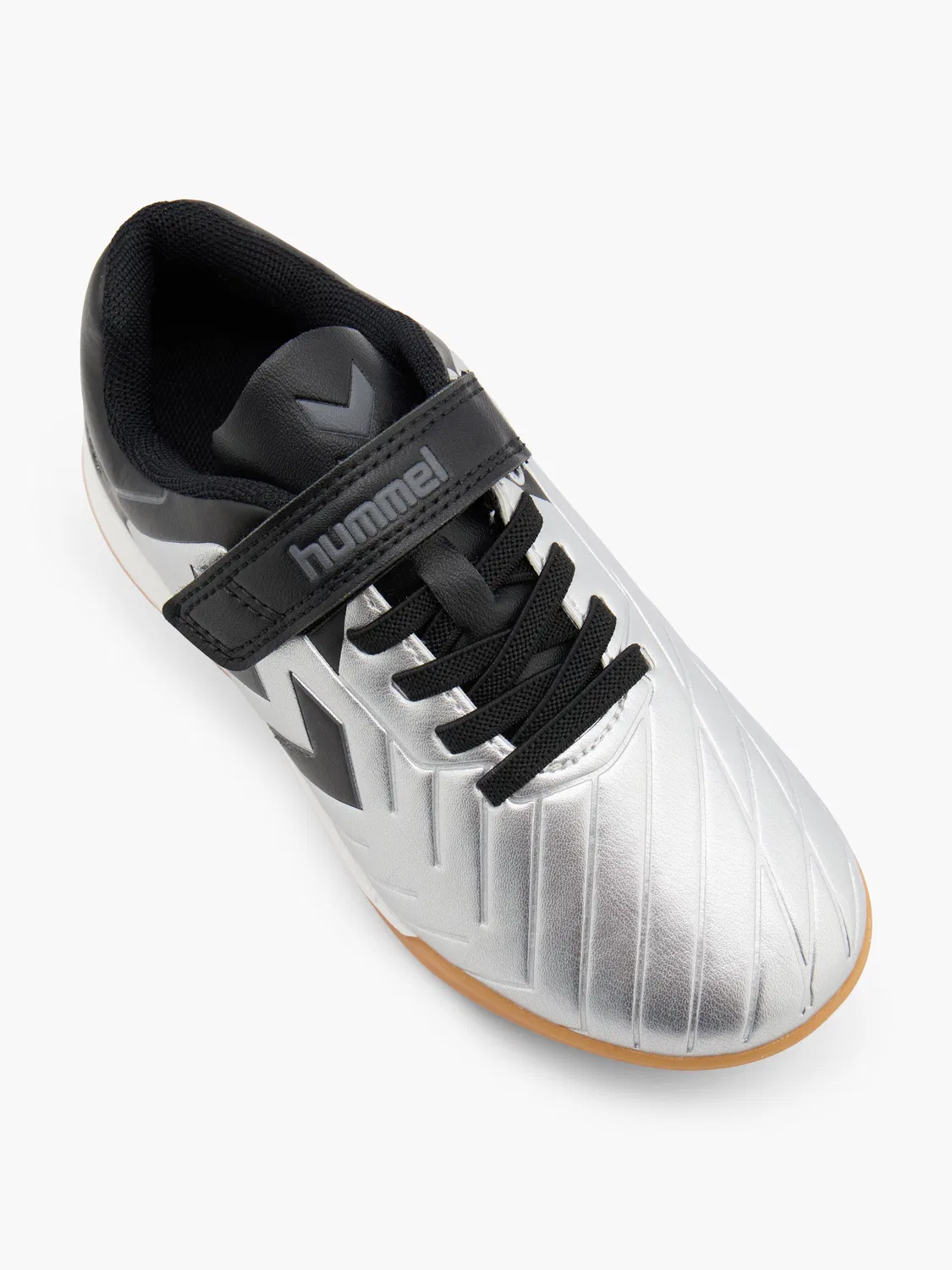 Детские футбольные бутсы для зала hummel TOP STAR I.C. VC 2.0 JR, серебристый — фото 2