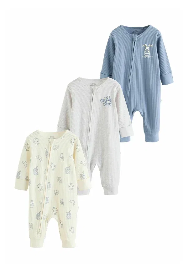 Комплект пижам из 3 штук Regular fit Next Milk Club, голубой