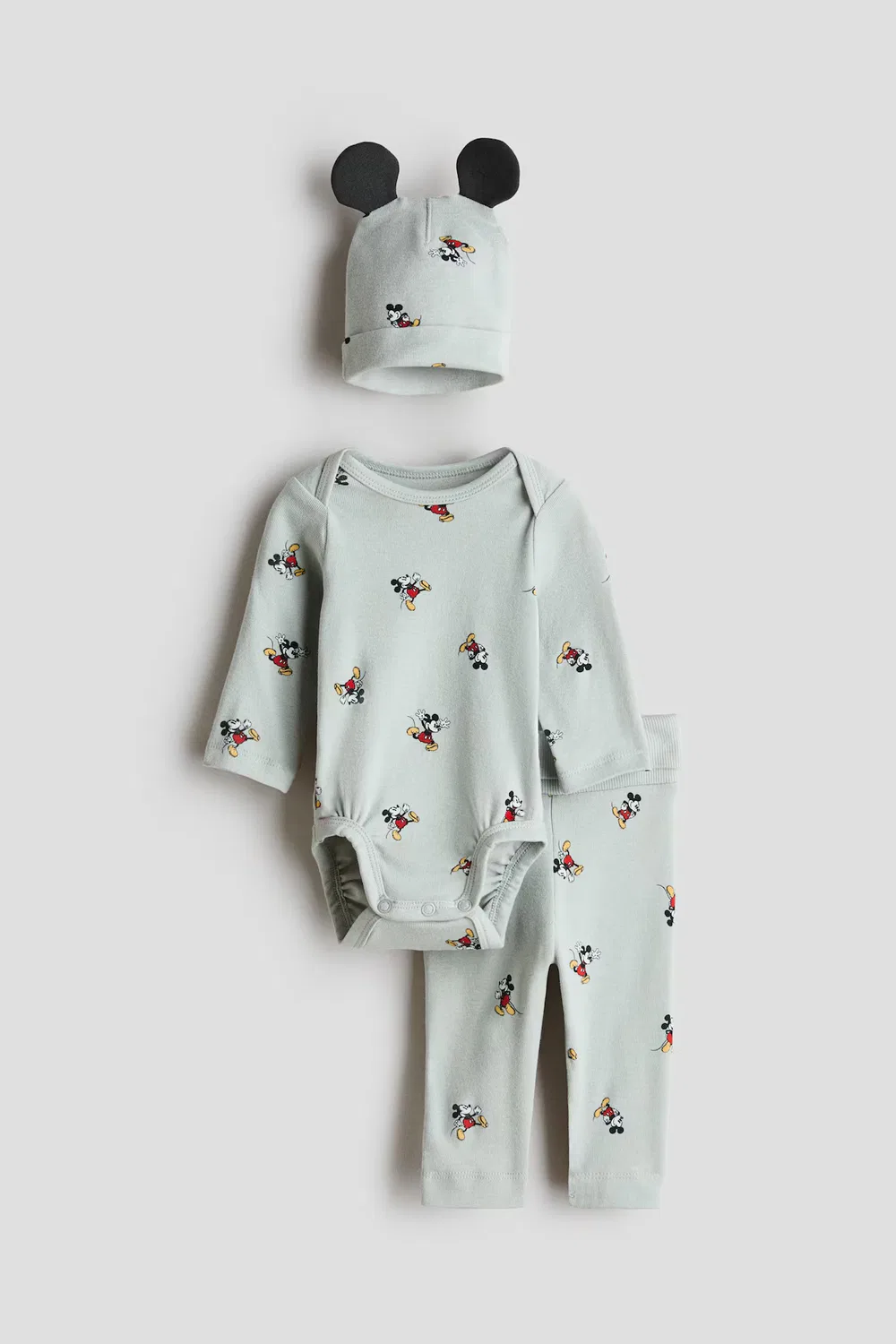 Комплект из трех футболок с принтом H&M, Matttürkis/Micky Maus