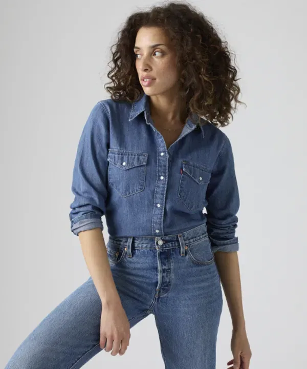 Рубашка западная иконическая, Levi'S, женская — фото 2