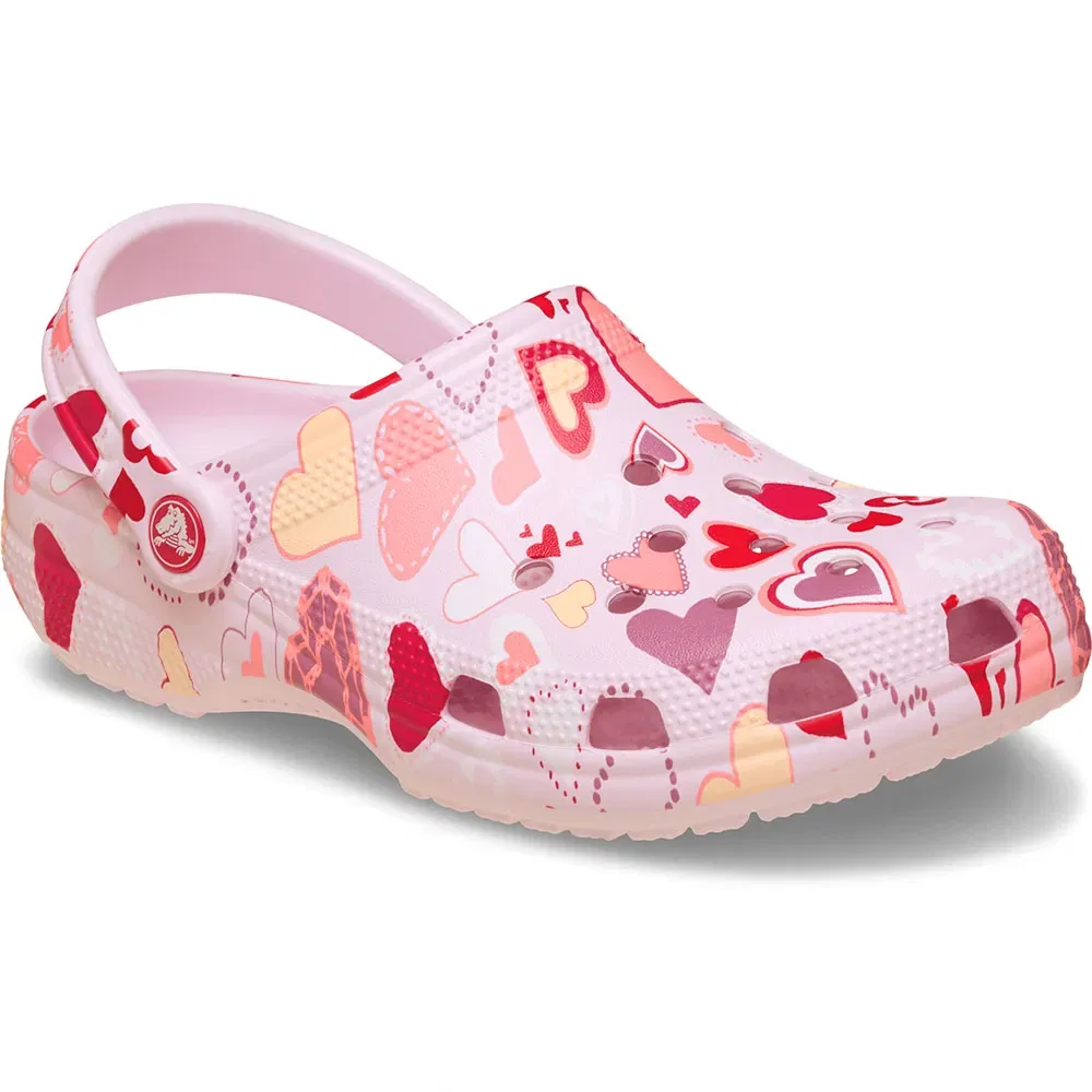 Клоги Classic VDay Crocs, розовый — фото 2