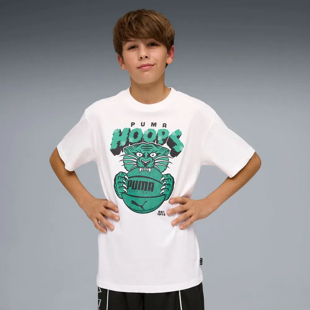 Футболка Puma Basketball Flagrant Foul Ball Relaxed Fit Puma, белый — фото 3