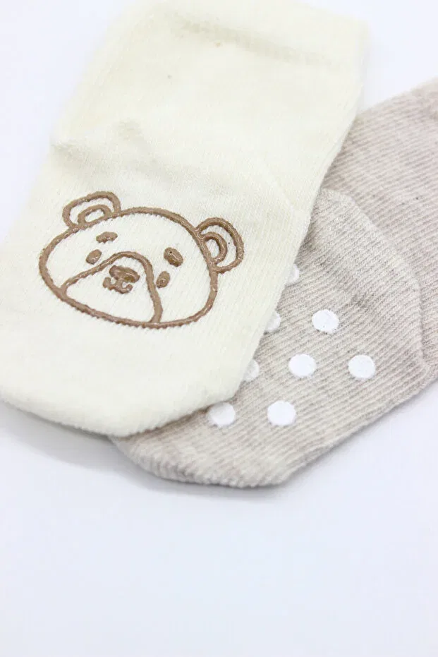 Детский комплект носков для новорожденных хлопковый Basics Store, White — фото 4