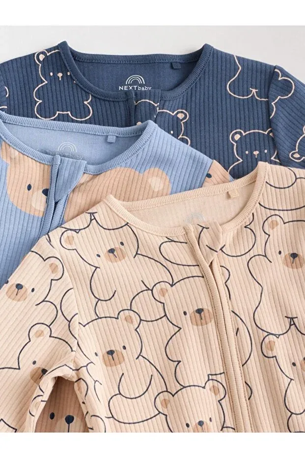 Детский комбинезон с длинным рукавом комплект из 3 предметов Next Baby, Multicolor — фото 4