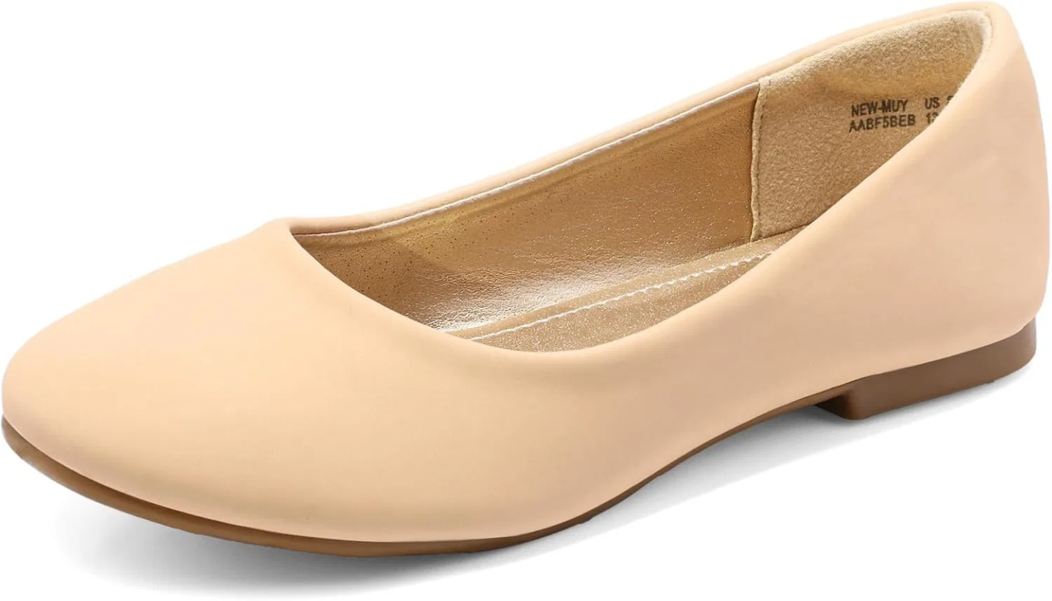 Детские балетки для девочек DREAM PAIRS, Nude/Nubuck