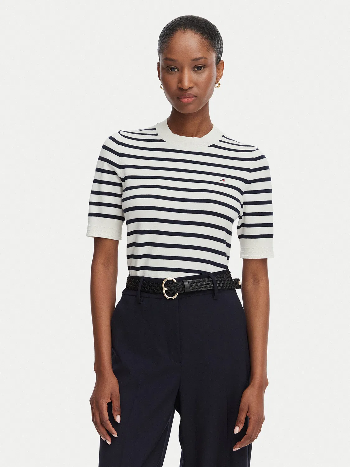 Женская футболка стандартного кроя Tommy Hilfiger, кремовый