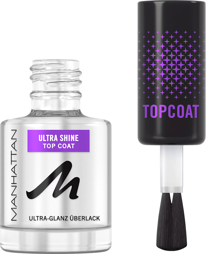 

Лак для ногтей MANHATTAN Cosmetics Top Coat Ultra Shine, 12 ml