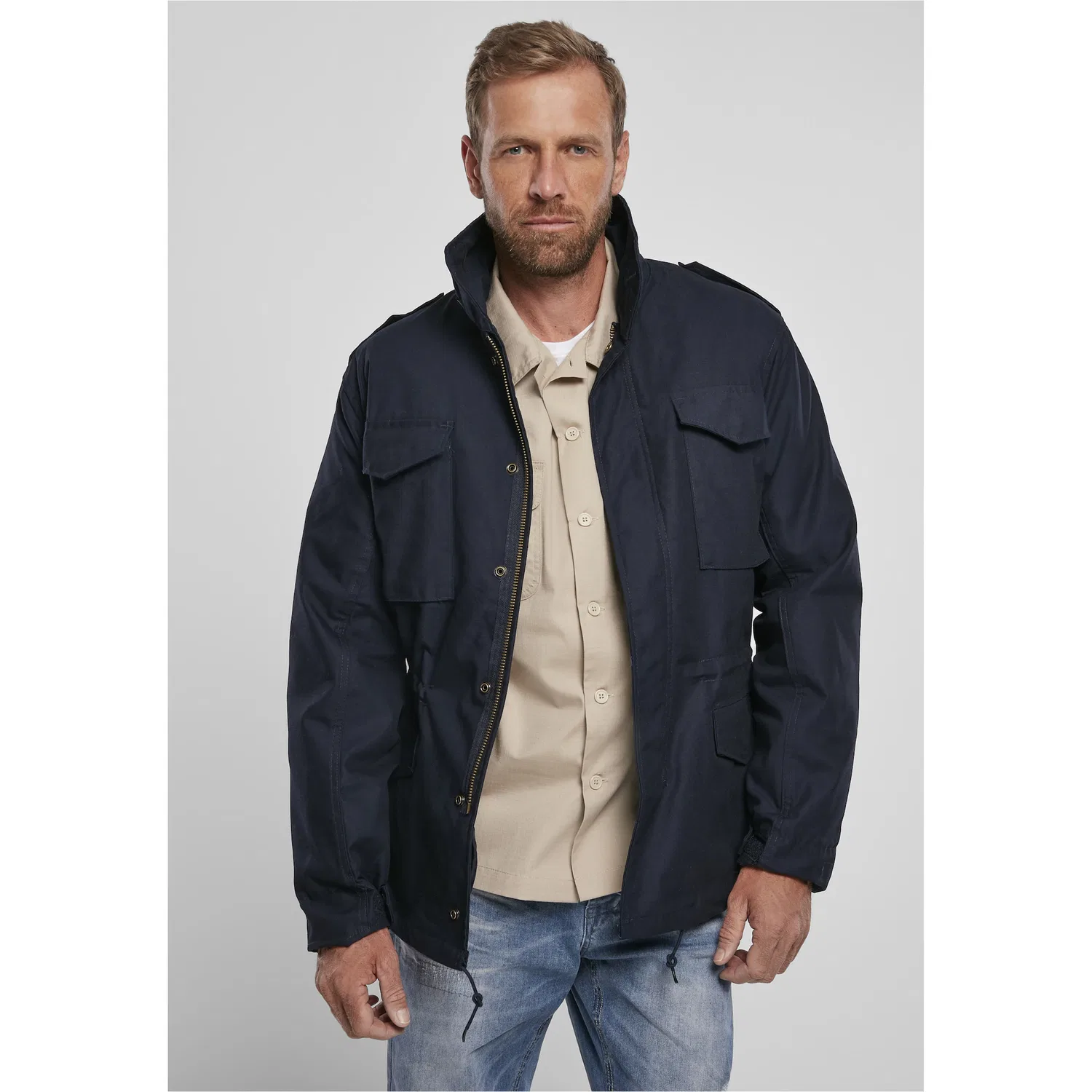 Мужская всепогодная куртка M-65 Field Jacket Brandit, Navy — фото 2