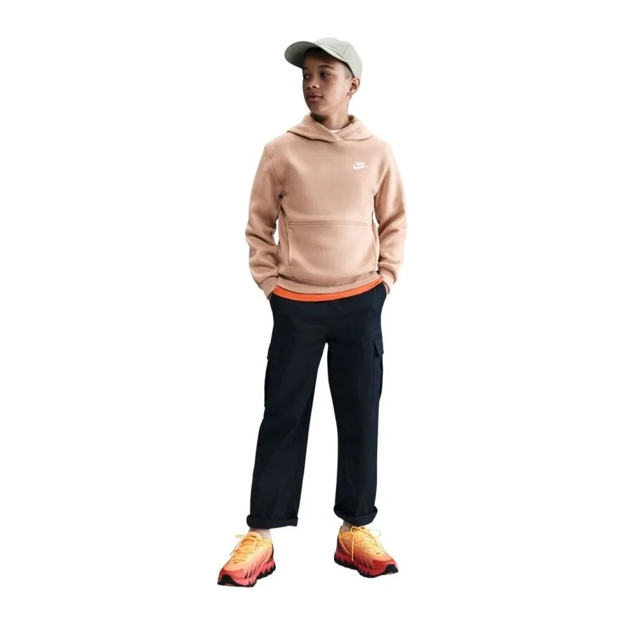 Детский свитшот с капюшоном Nike Club Beige, Бежевый