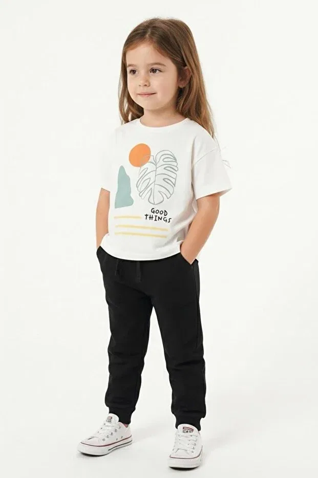 Детская футболка с принтом Good Things Printed Miababy, Call — фото 4