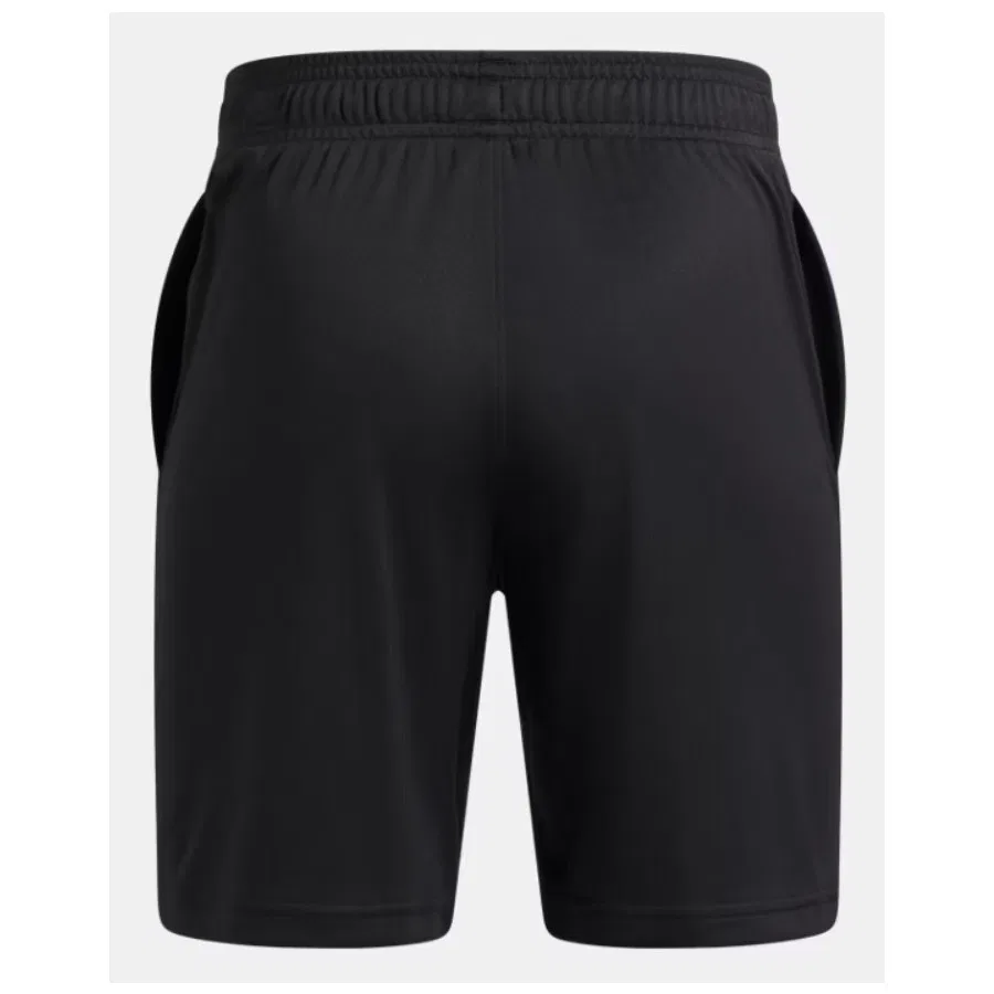Детские шорты с логотипом UA Tech Logo Shorts Under Armour, Черно-красный — фото 2