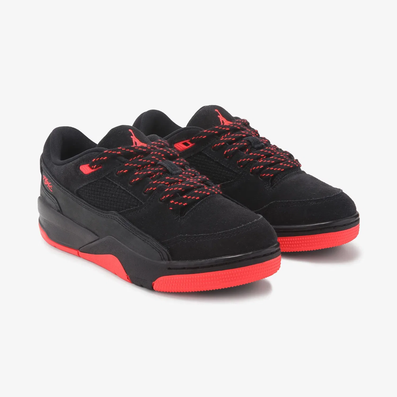Детские низкие кроссовки Flight Court Jordan, Black/Red