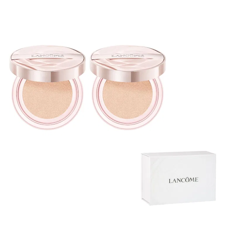 Женская пудра-подушка с тройной сывороткой, корректирующая тон кожи LANCOME, Unisex White