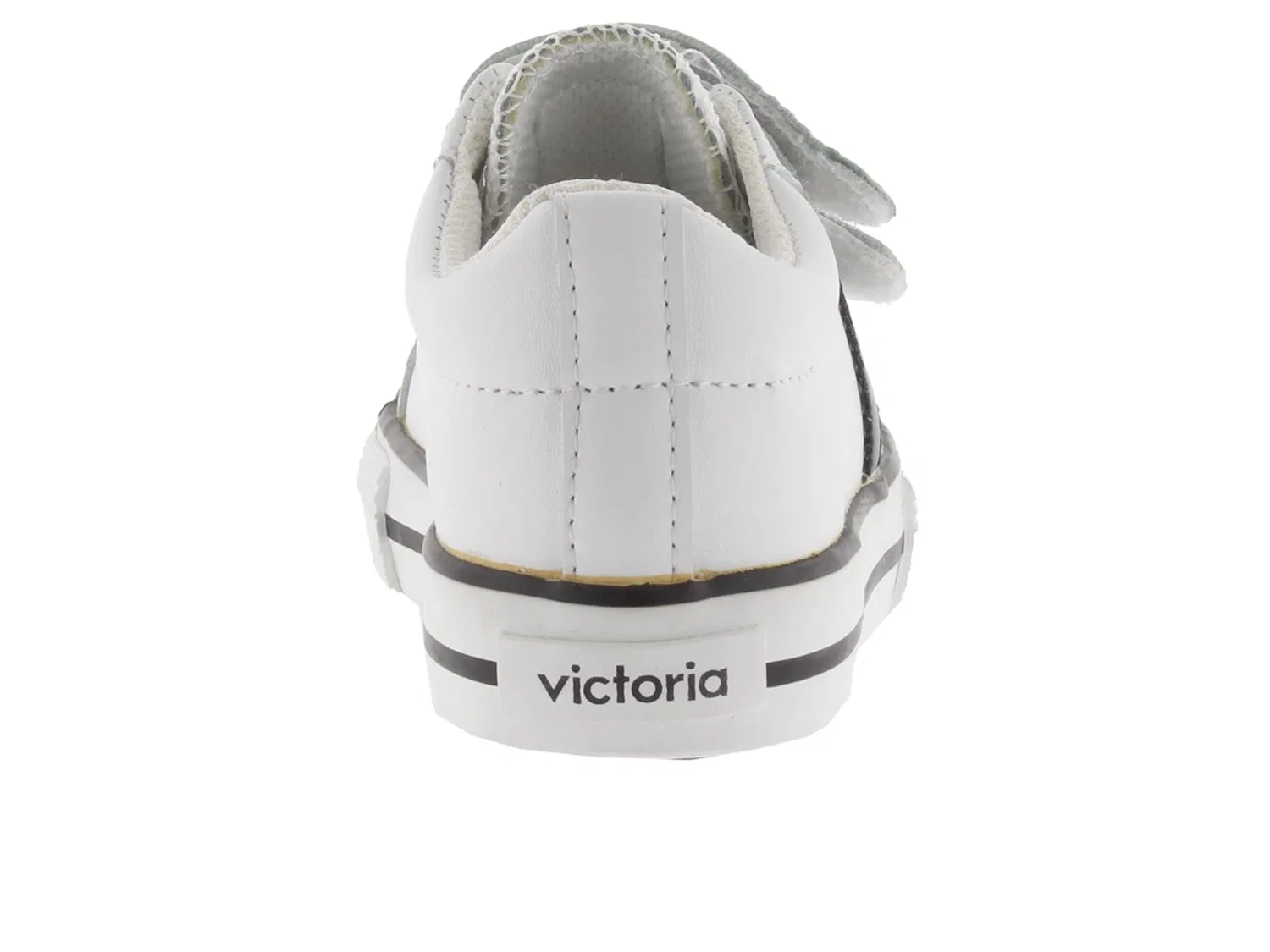 Детские кроссовки с контрастными элементами TRIBU Sneaker Leather Effect & Contrast & Low Neck Tear Unisex Child, White Victoria — фото 4